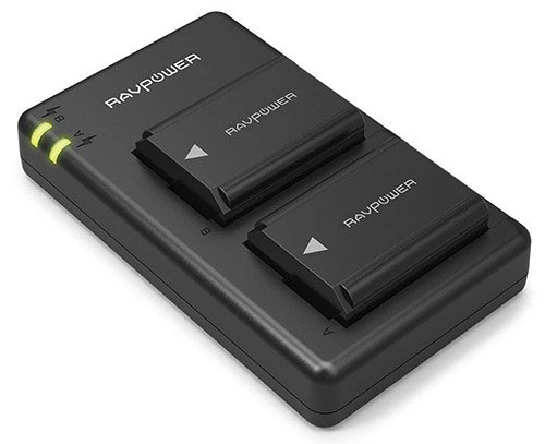 ravpower dual charger sony np-fw50