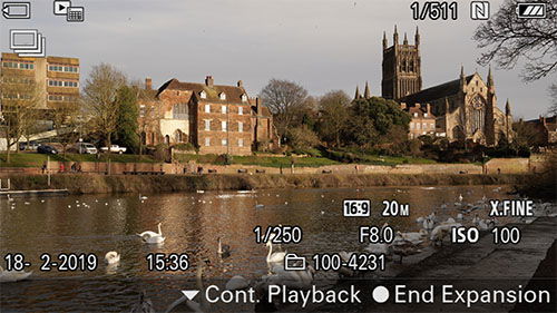 sony a6400 time-lapse setup interval playback expand