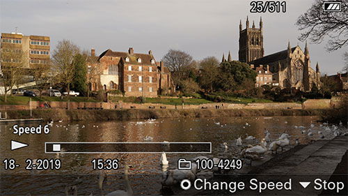 sony a6400 time-lapse setup interval playback