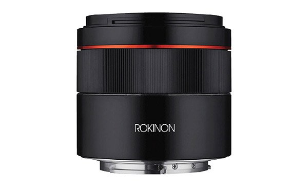 rokinon 45mm f1.8 sony fe lens side