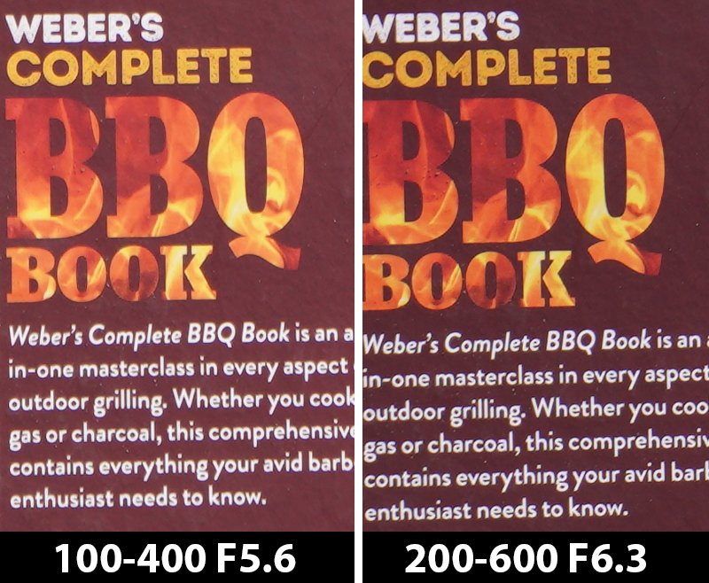 400mm comparison bbq book