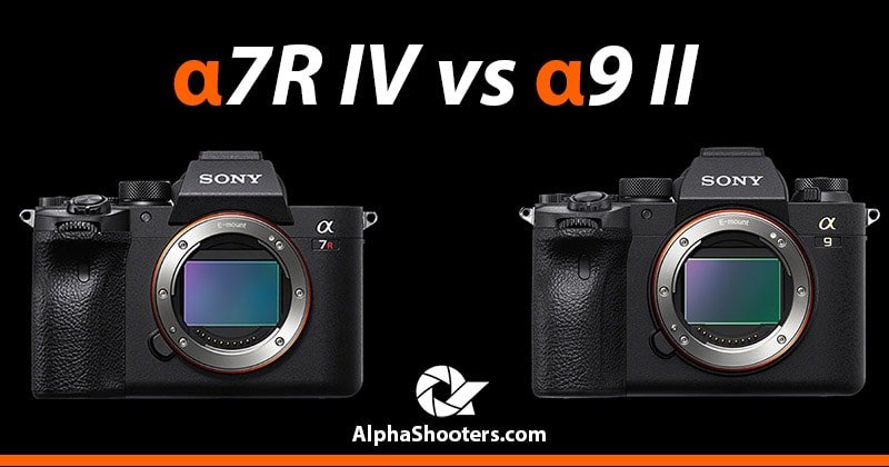 Sony a7R IV vs a9 II