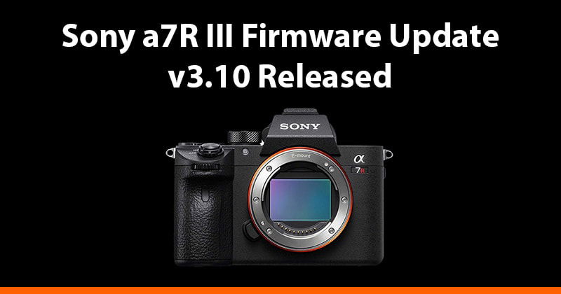sony a7riii firmware update
