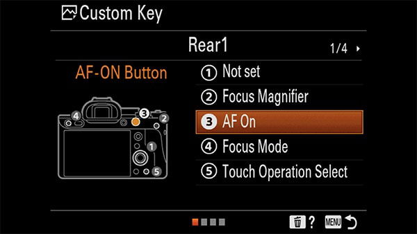 a7riv custom key af-on