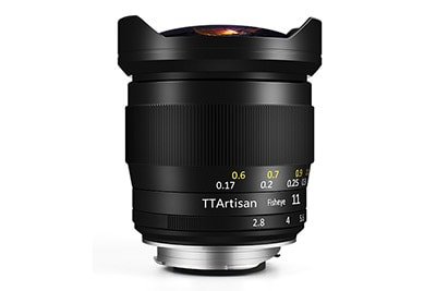 TTArtisan 11mm F2.8 Full-Frame Fisheye Lens
