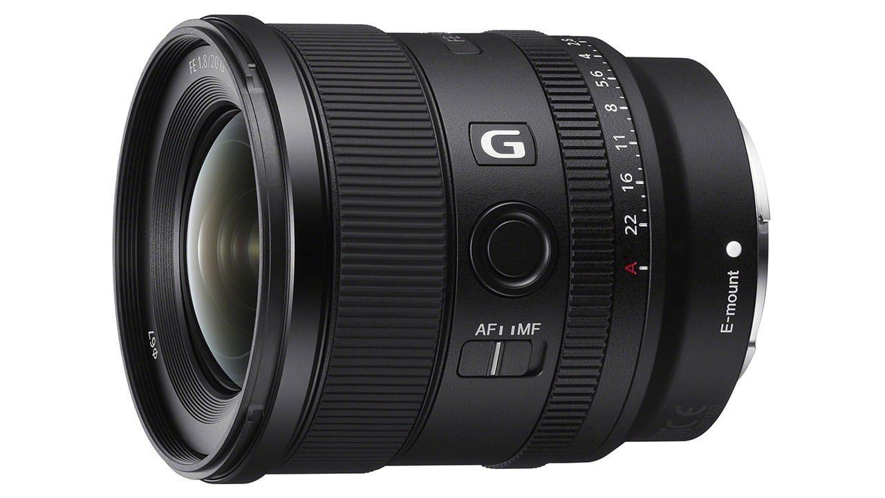 Sony FE 20mm F1.8 G Prime Lens