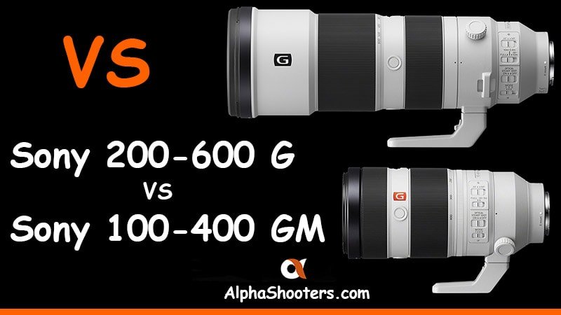 Sony FE 200-600mm F5.6-6.3 G vs FE 100-400 F4.5-5.6 GM Comparison