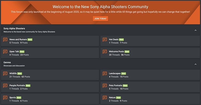 Sony Alpha Forums