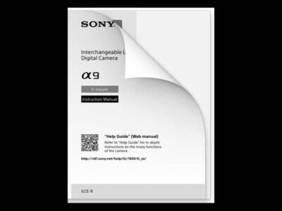 Sony a9 Manual