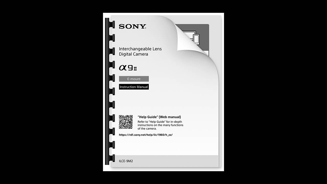 Sony a9II Manual