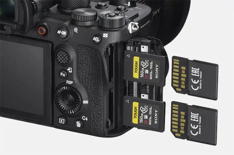 Sony a1 Memory Cards