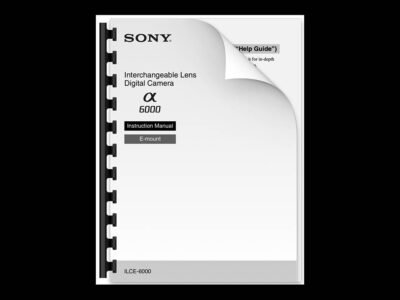Sony a6000 Manual