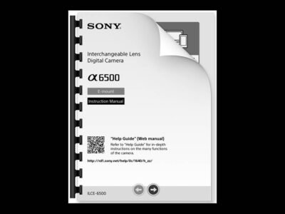 Sony a6500 Manual