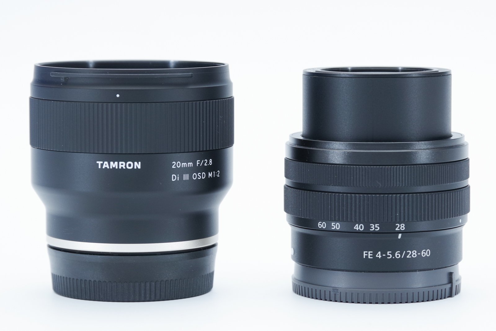 Tamron 20mm F2.8 vs Sony FE 28-60mm