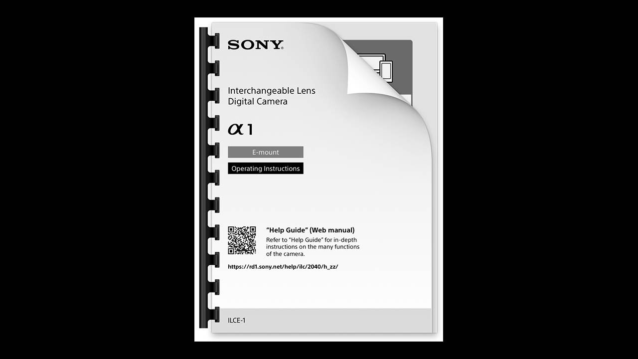 Sony A1 Manual