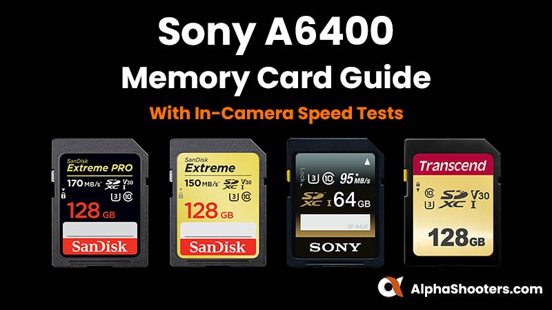 Sony a6400 Memory Cards