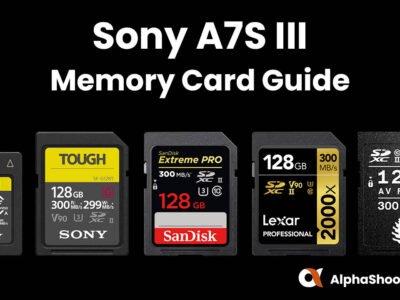 Sony A7S III Memory Cards