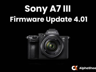 Sony a7III Firmware Update