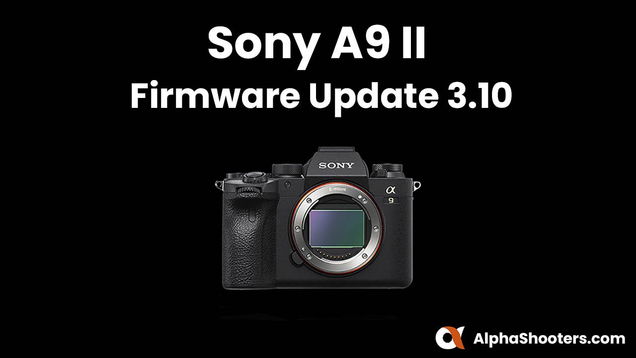 Sony a9II Firmware Update