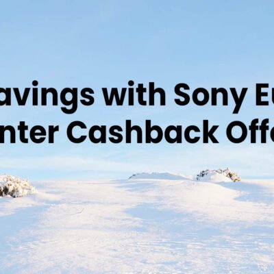 Sony Europe Winter Cashback Offers