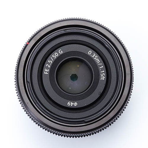 Sony FE 50mm F2.5 Front Element