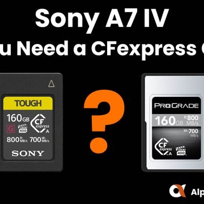Sony A7 IV CFexpress Cards