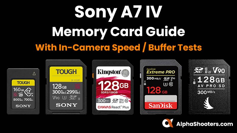 Sony A7 IV Memory Card Guide