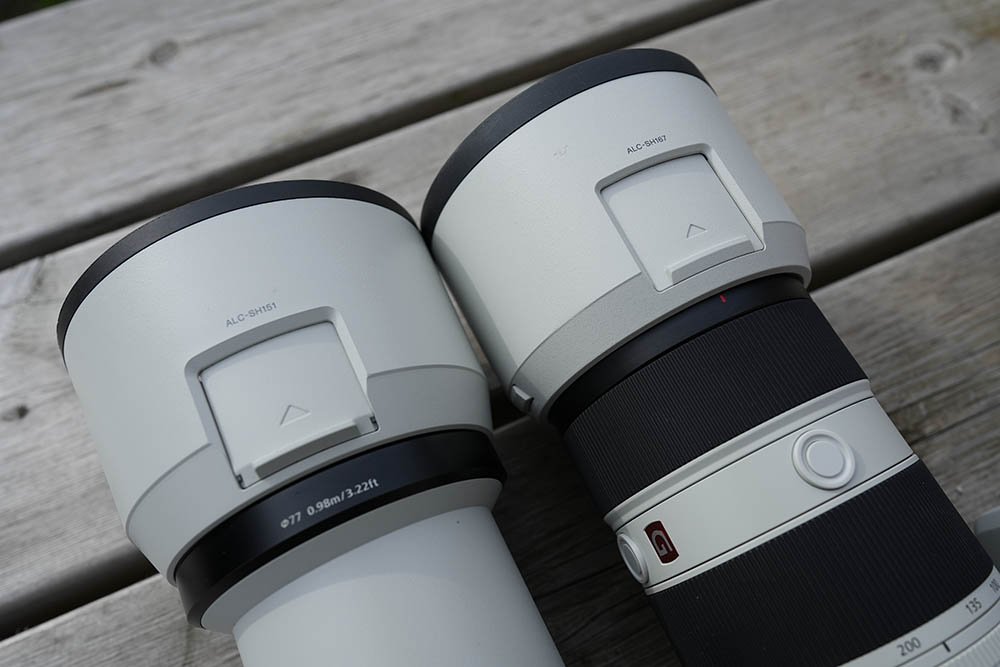 Sony 100-400 vs 70-200 + 2x Lens Hoods