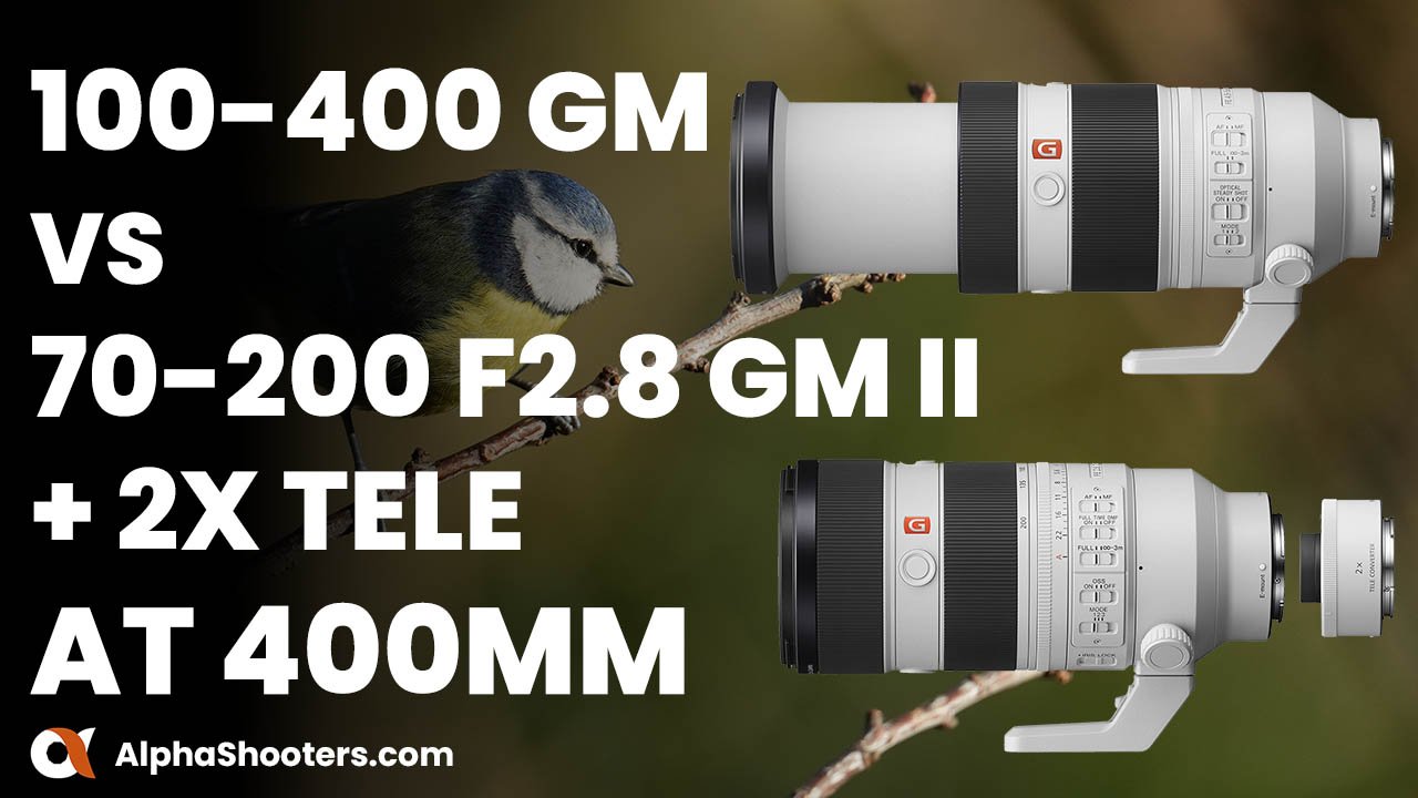 Sony 100-400 VS 70-200 F2.8 GM II With 2x Teleconverter at 400mm