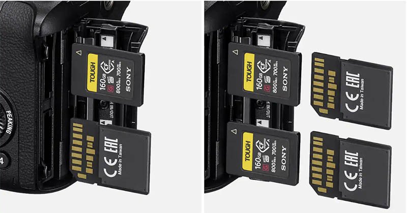 Sony FX3 Memory Card Slots