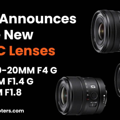 Sony Announces Three New APS-C Lenses