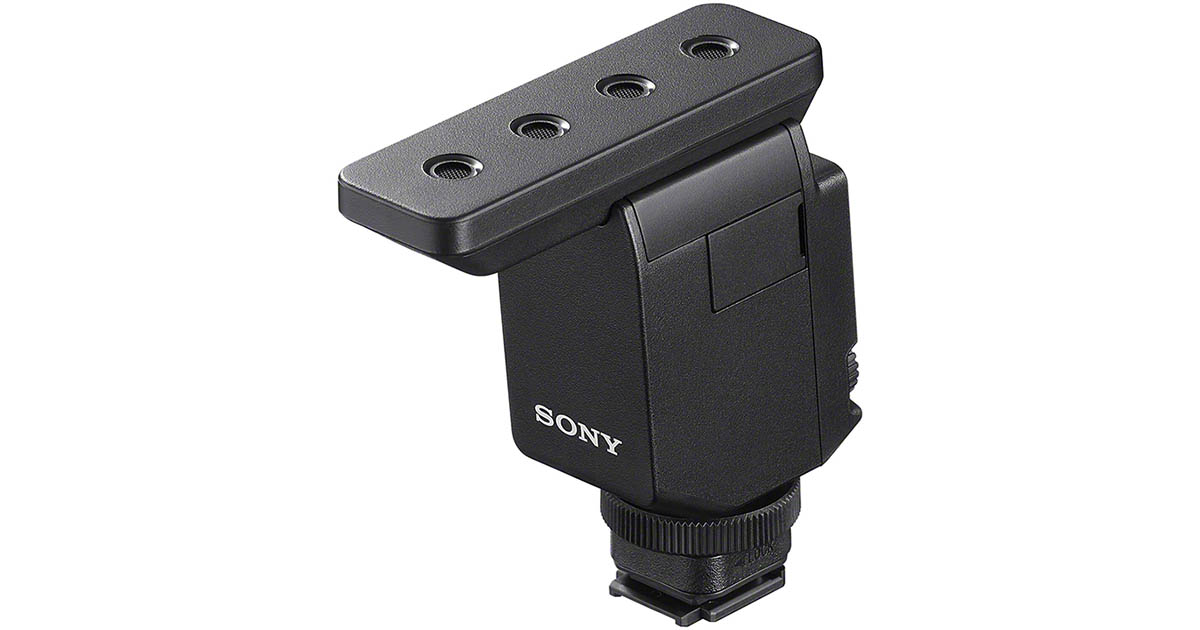 New Sony Compact Shotgun Microphone ECM-B10 Announced￼ - Alpha