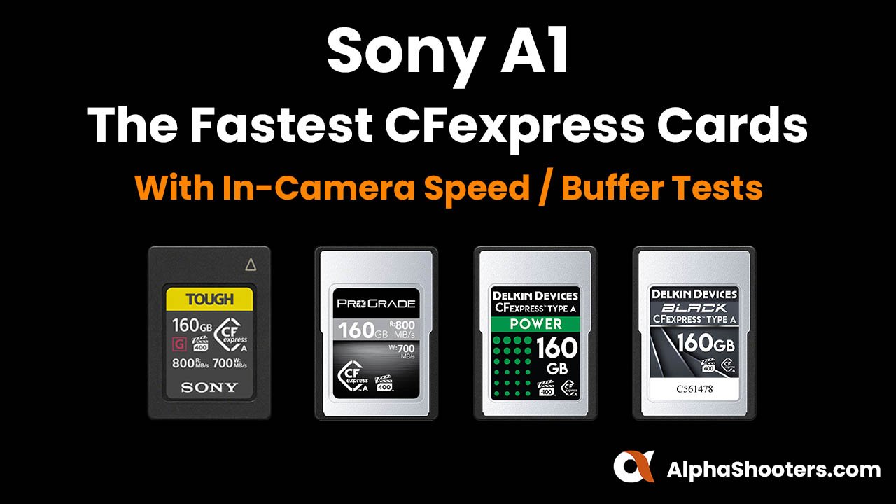 Sony A1 CFexpress Cards