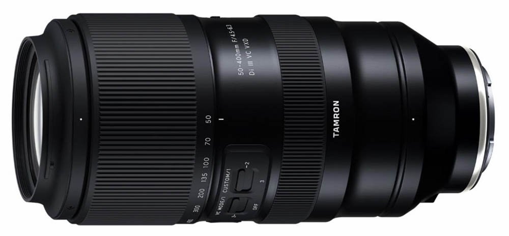 Tamron 50–400mm F4.5–6.3 Di III VC VXD Lens Sony E-mount