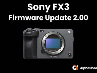 Sony FX3 Firmware Update v2.00