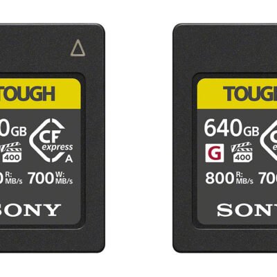 Sony 320GB & 640GB CFexpress Type A Memory Cards