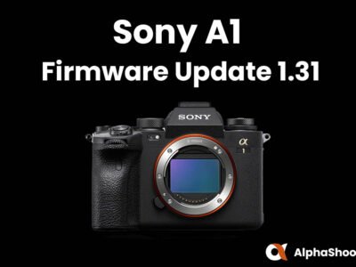 Sony A1 Firmware Update v1.31