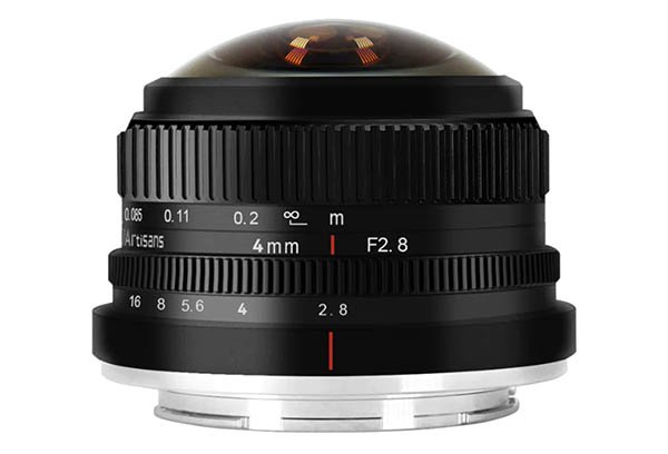 7Artisans 4mm F2.8 APS-C Circular Fisheye Lens 