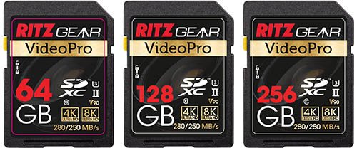 Ritz Gear Video Pro UHS-II Memory Cards