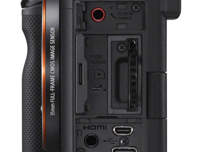 Sony A7C Side Ports