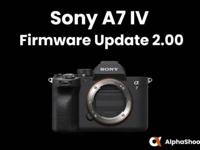 Sony A7 IV Firmware Update v2.00