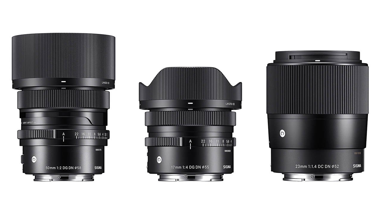 Sigma Launches 23mm F1.4 DC DN APS-C Lens & 17mm F4 DG DN + 50mm F2 DG DN Full-Frame Lenses