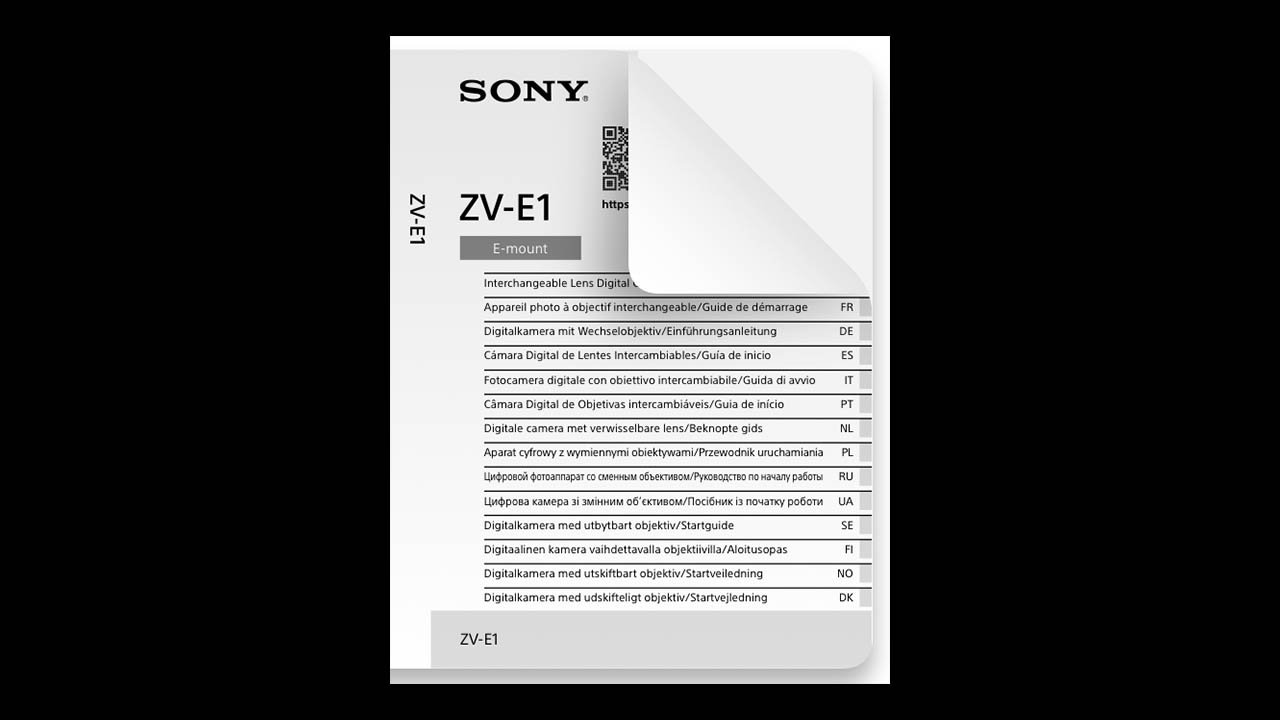 Sony ZV-E1 Companion: A Guide to Mastering Your Camera: Cam, Arthur:  9798395439871: : Books