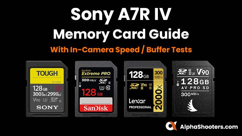Sony a7R IV Memory Card Guide