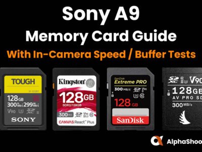 Sony A9 Memory Card Guide