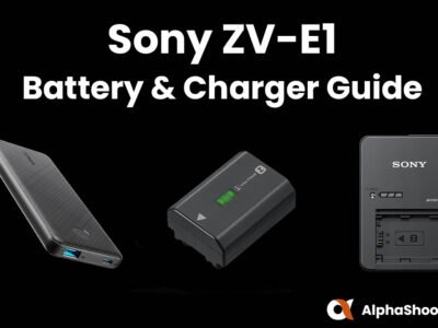 Sony ZV-E1 Battery & Charger Guide