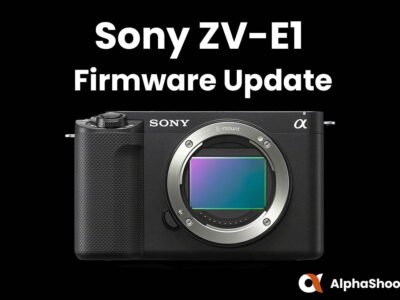 Sony ZV-E1 Firmware Update
