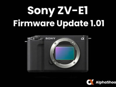Sony ZV-E1 Firmware Update