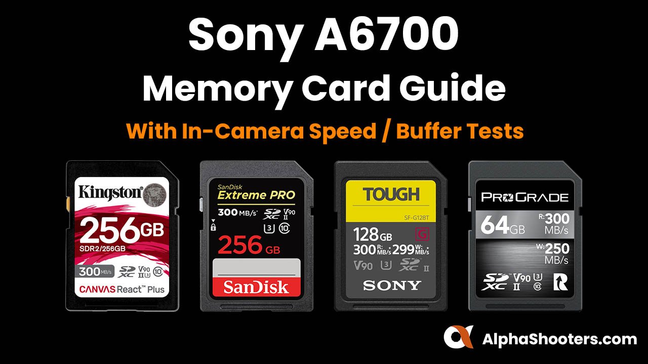 Sony A6700 Memory Card Guide