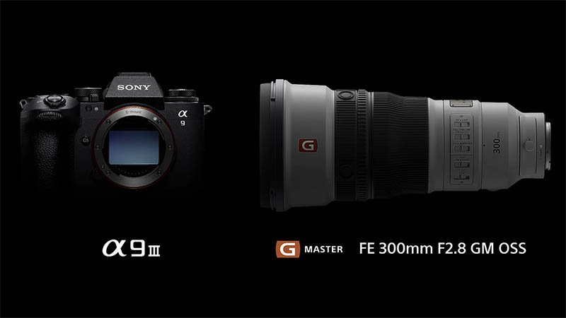 Sony A9III Announced With 24MP Global Shutter & FE 300 F2.8 GM Lens
